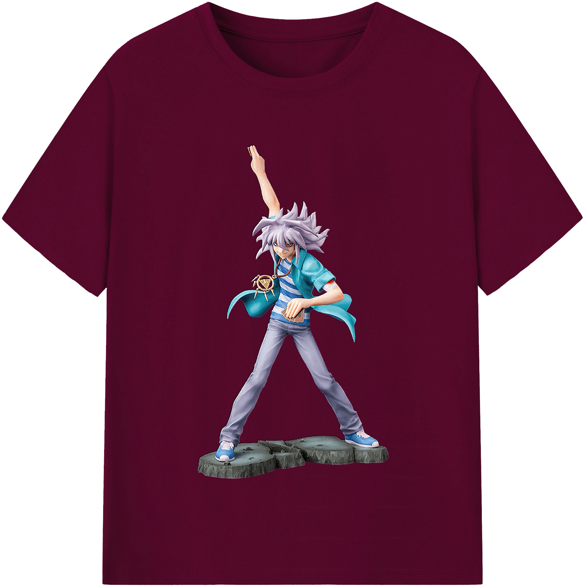 （画像用） 遊☆戯☆王 Yu-Gi-Oh! レディースカジュアルプリントTシャツ（綿100％）